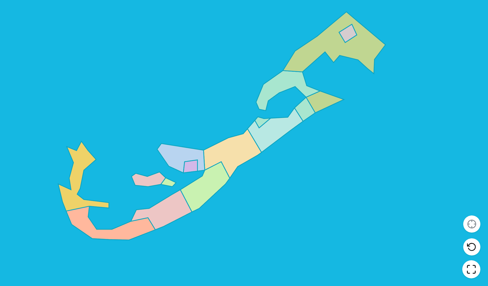 Bermuda Gioco Quiz MappaScreenshot