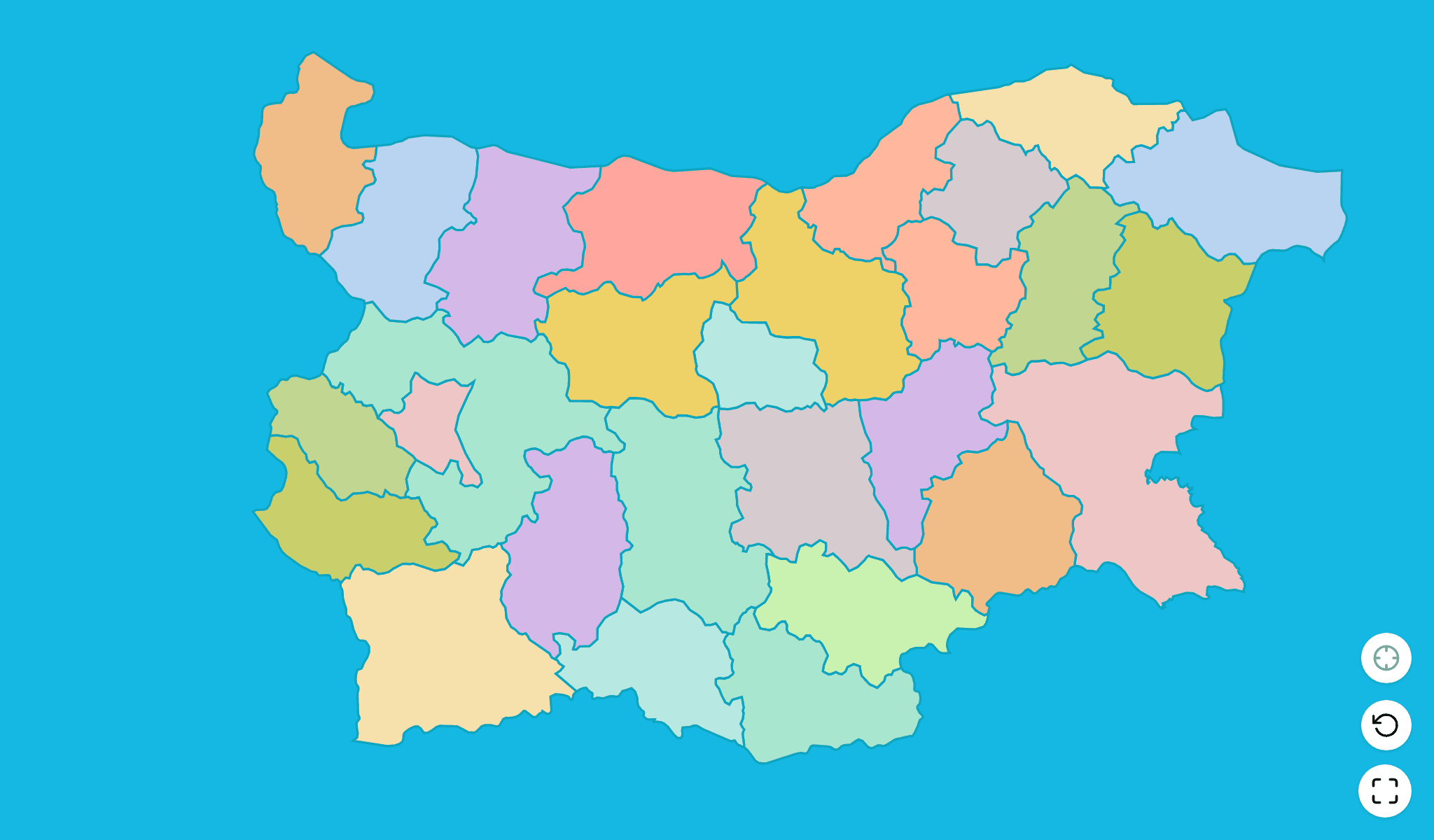 Bulgaria Map Quiz GameScreenshot