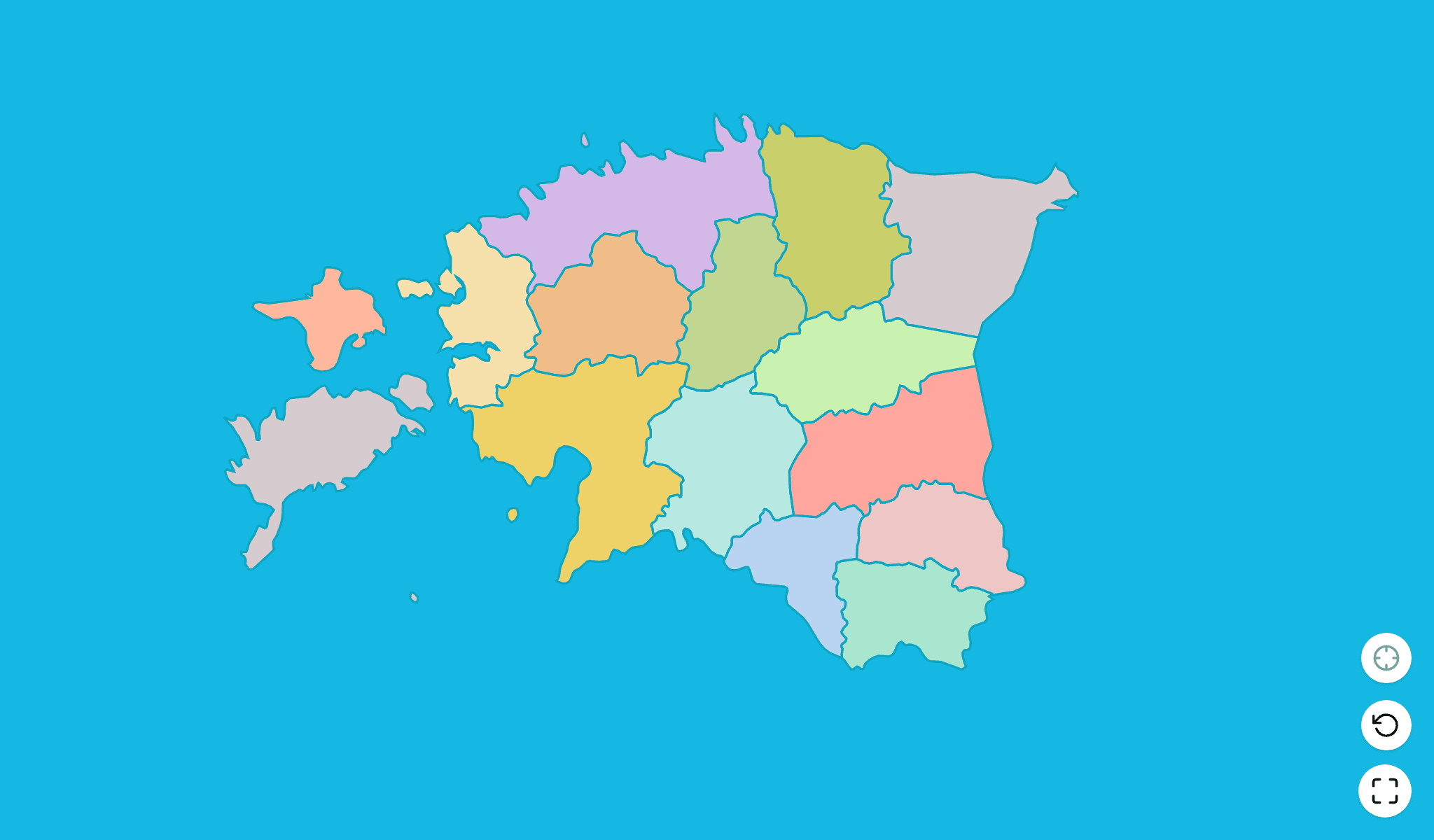 Estonia Map Quiz GameScreenshot