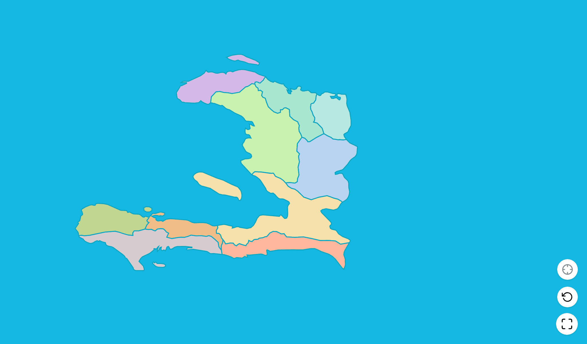 Haiti Map Quiz GameScreenshot