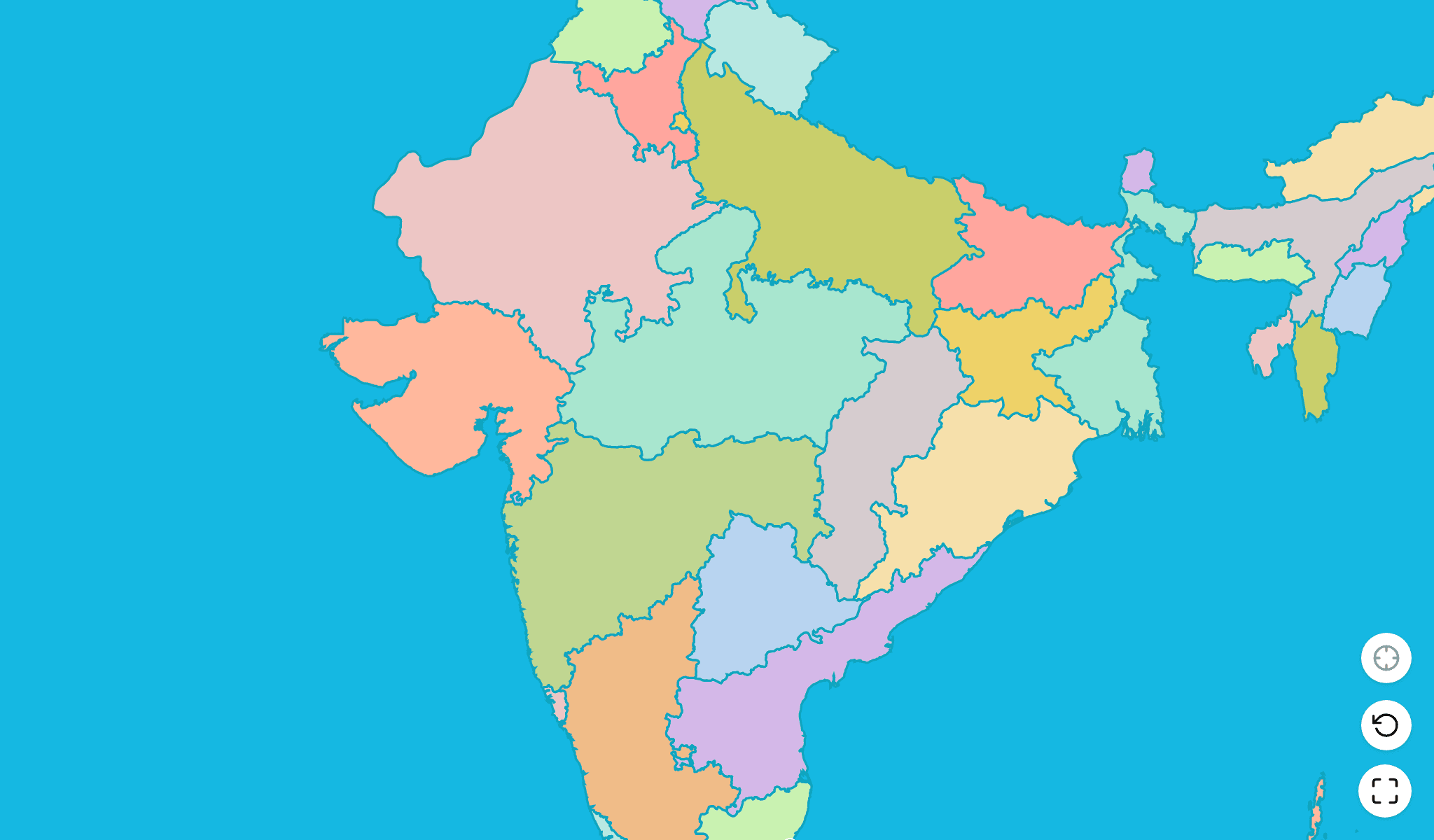 India Map Quiz GameScreenshot