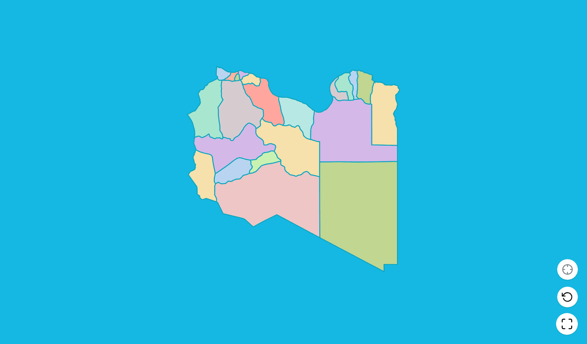 Libya Map Quiz GameScreenshot