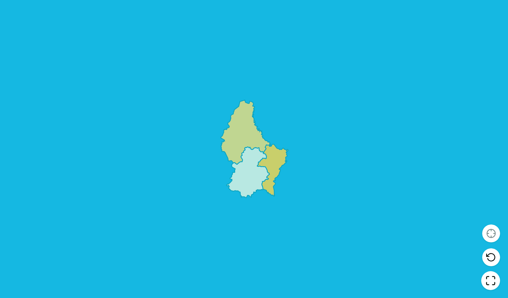 Luxembourg Map Quiz GameScreenshot