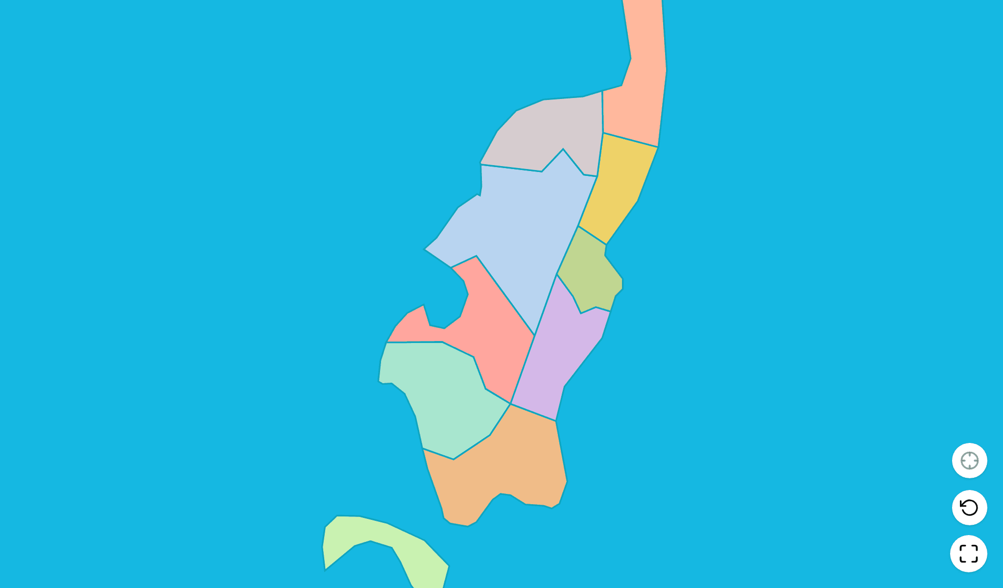 Palau Map Quiz GameScreenshot