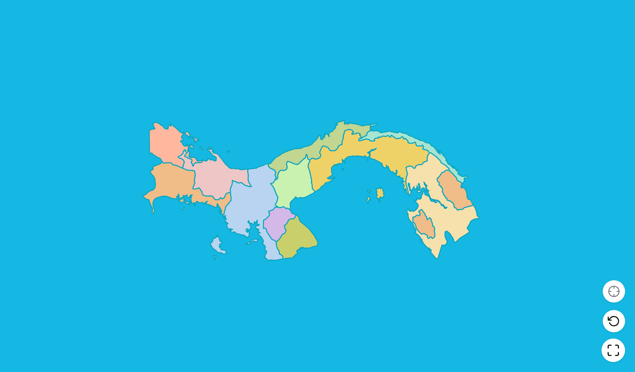 Panama Map Quiz GameScreenshot