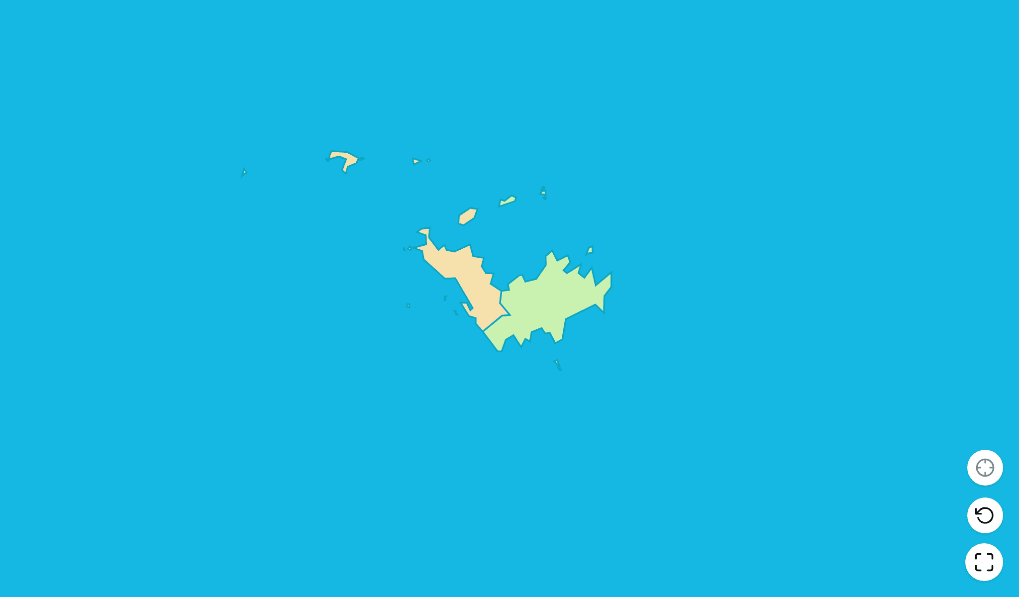 Saint Barthélemy Map Quiz GameScreenshot