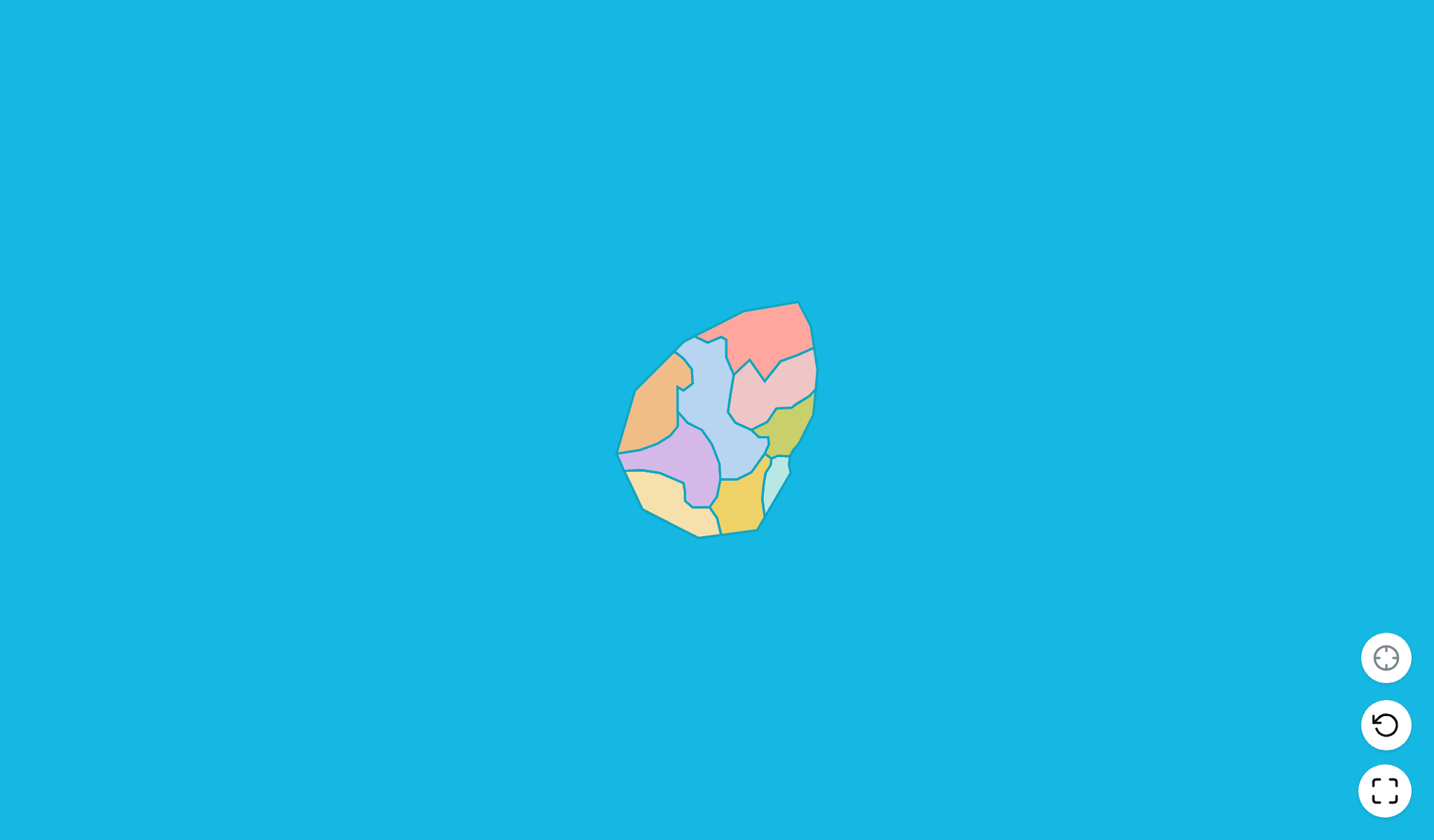 San Marino Map Quiz GameScreenshot