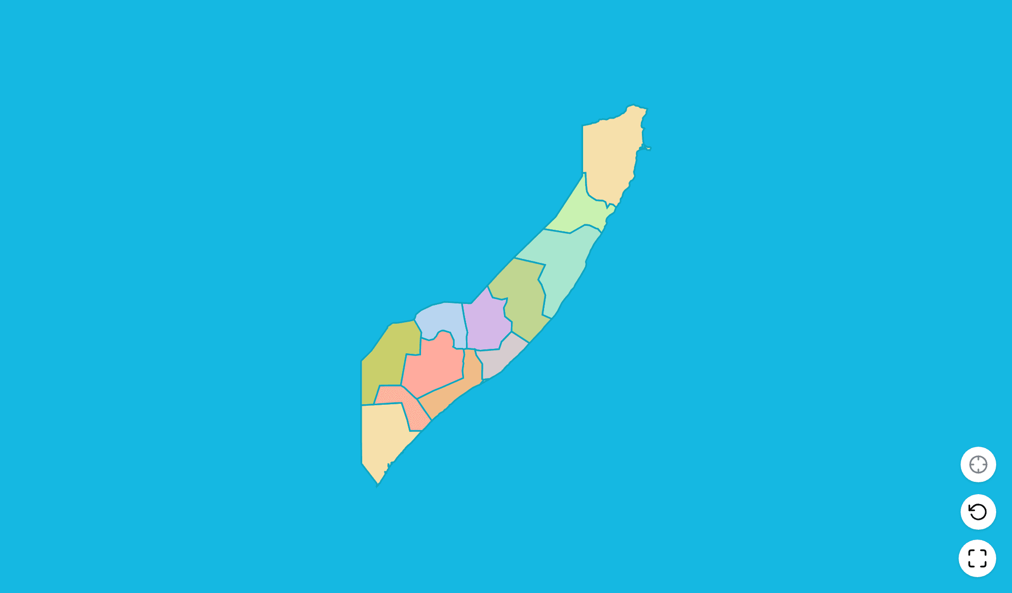 Somalia Karten-Quiz-SpielScreenshot