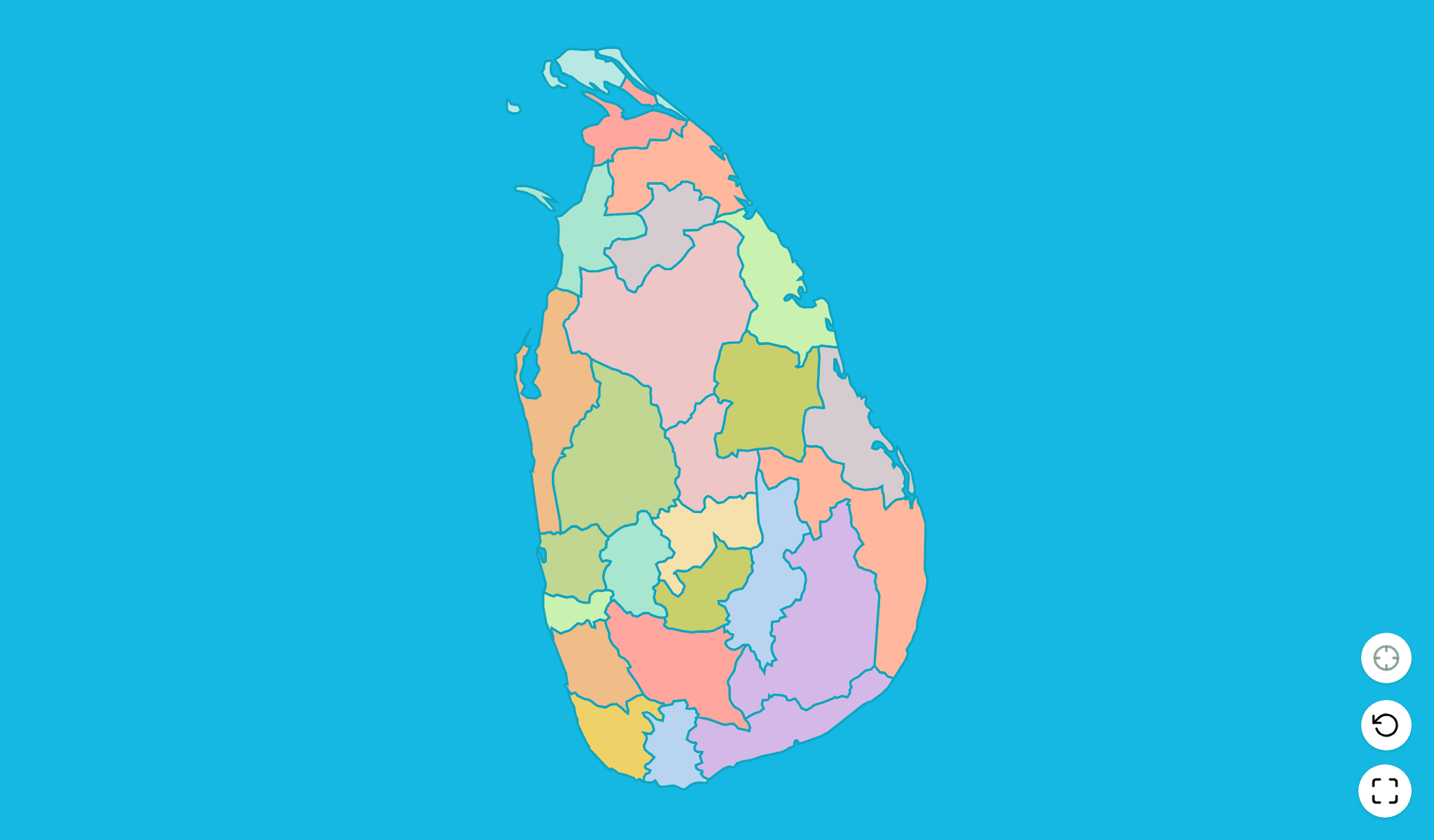Sri Lanka Map Quiz GameScreenshot