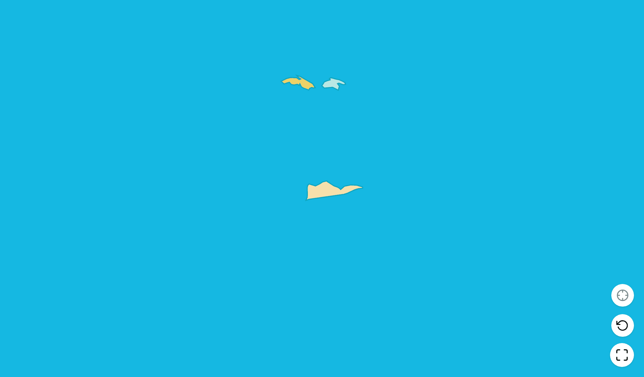 United States Virgin Islands Map Quiz GameScreenshot