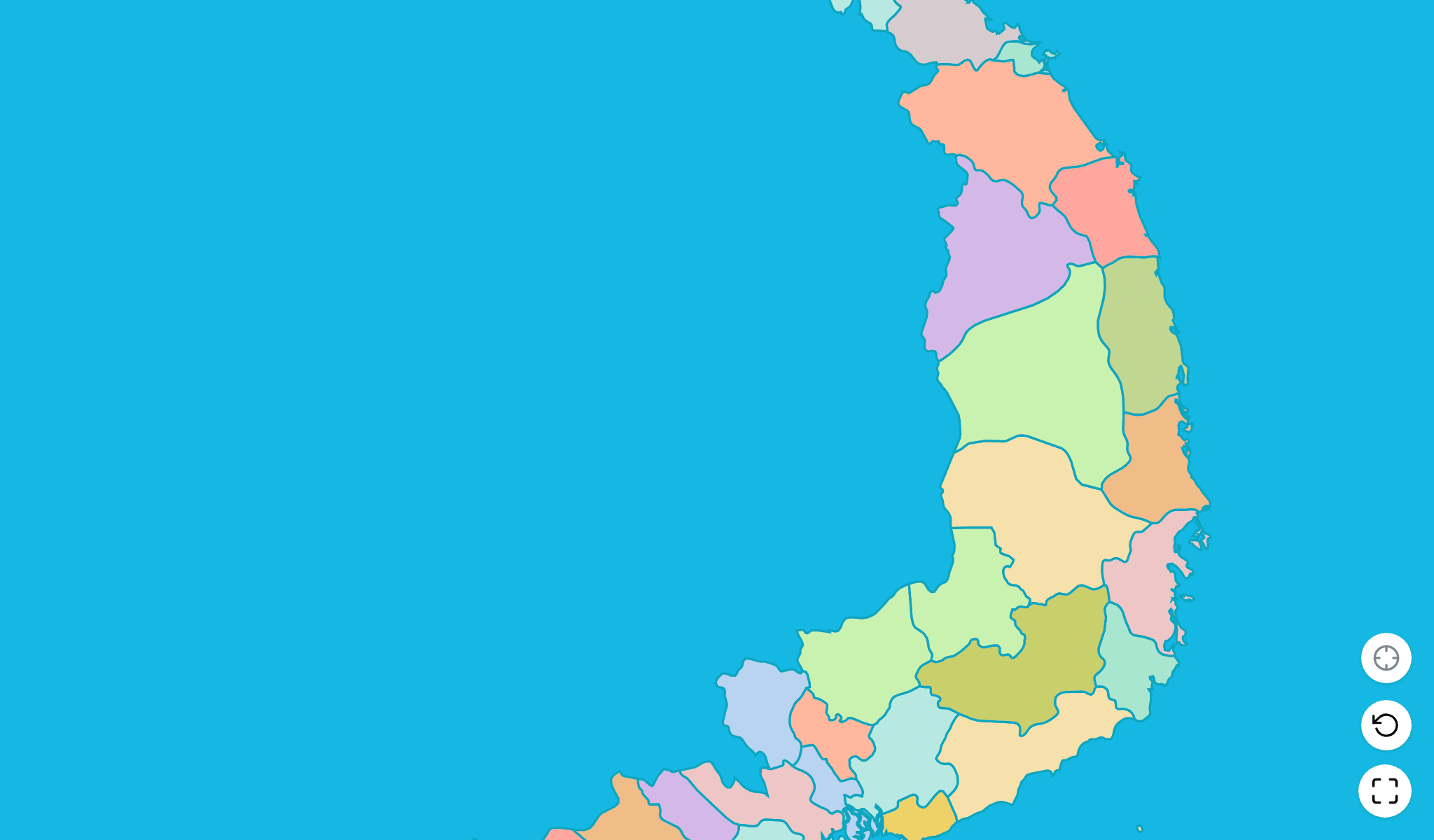 Vietnam Map Quiz GameScreenshot