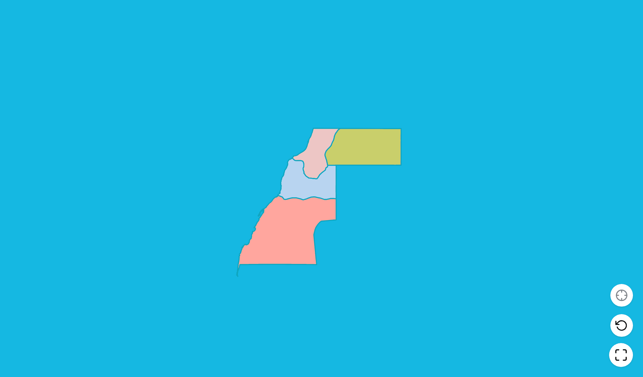 Western Sahara Map Quiz GameScreenshot